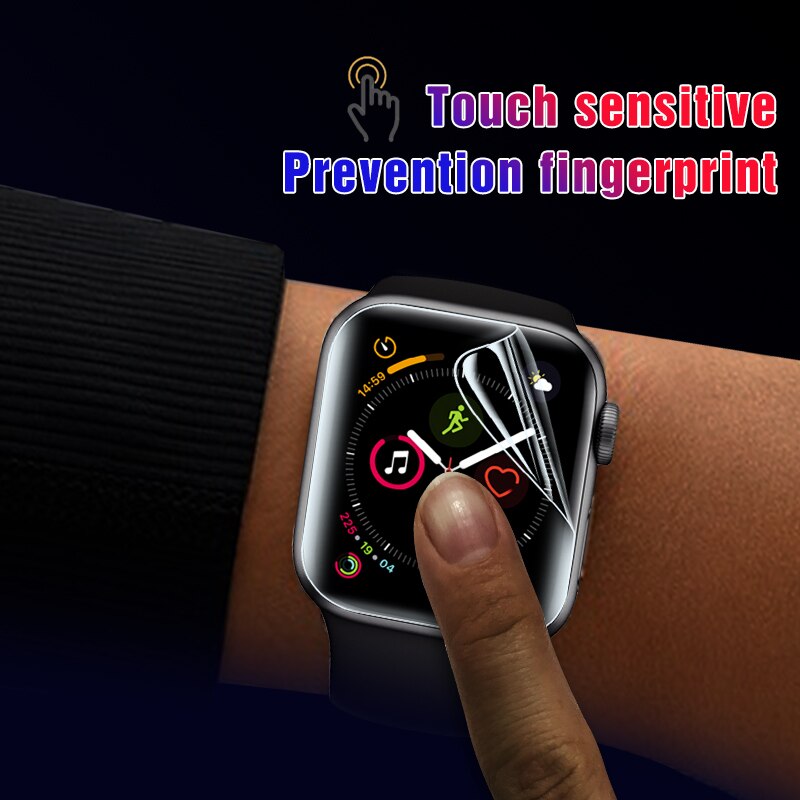 Full Cover Screen Guard Apple Watch iwatch 42mm 38mm 40mm 44mm 2/3/4/5/6 Series Soft Hydrogel Screen Protector Film