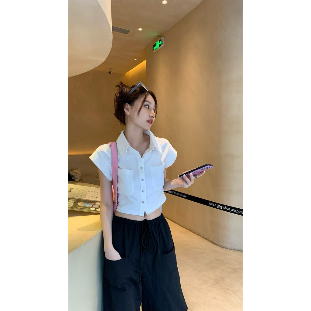 Áo Thun polo Ngắn Tay Cài Nút Thời Trang Sành Điệu 53692