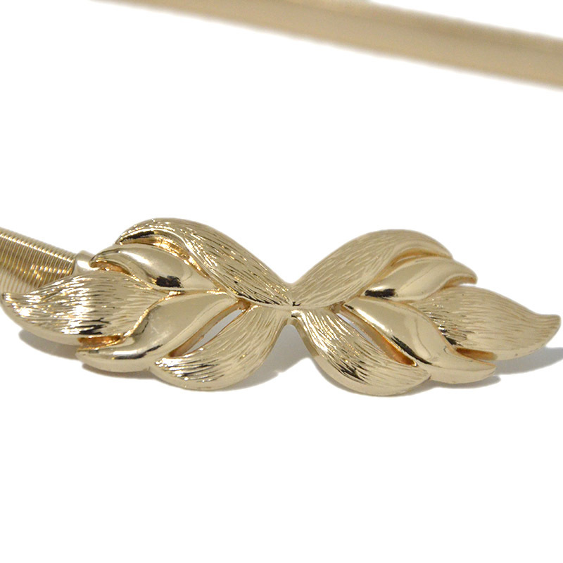 Thắt lưng phối khóa hình lá / hoa phong cách thanh lịch dành cho nữ