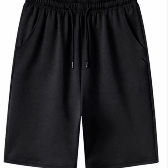 Quần ngắn ống rộng màu trơn thiết kế đơn giản thời trang cho nam nữ