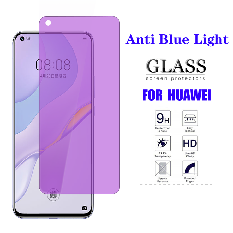 Kính Cường Lực Chống Ánh Sáng Xanh Cho Huawei Nova 7 5g Se 7i 5 5t 4 4e 3 3e 3i 2i 2 Plus Lite