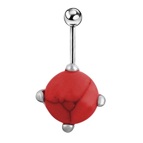 Khuyên rốn mạ bạc kiểu dáng thời trang