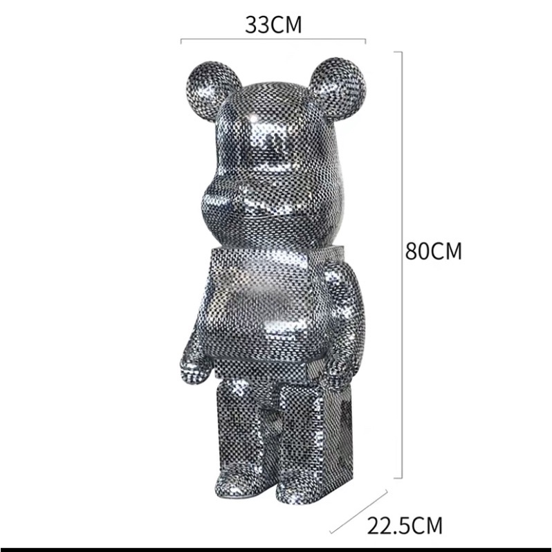Bearbrick 1000% gold blink Tượng Be@rbrick lấp lánh 80cm
