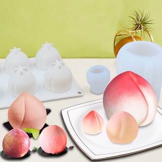 Khuôn silicon quả đào tiên 3D