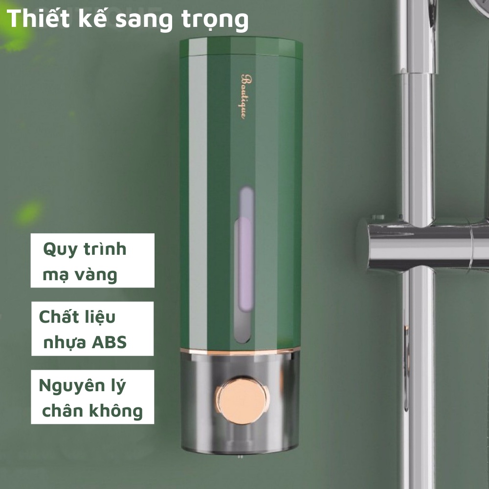 Hộp đựng đồ sữa tắm dầu gội nước rửa tay nhà tắm chất liệu ABS gắn tường tiện lợi