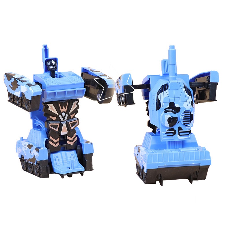 Đồ Chơi Trẻ Em Xe Tăng Mô Hình Biến Hóa Robot Dành Cho Bé