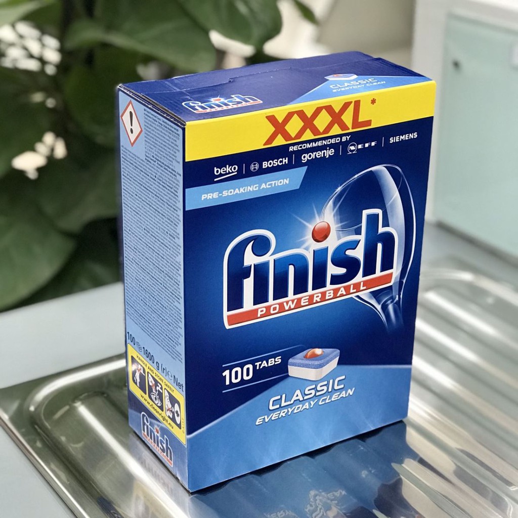 Viên rửa chén bát Finish Classic cho máy rửa bát
