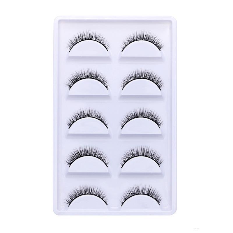 Set 5 cặp lông mi giả ngắn và dày tự nhiên hỗ trợ tạo mắt hai mí 1.vn | BigBuy360 - bigbuy360.vn