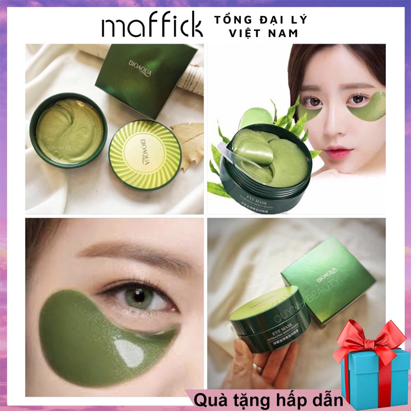 Mặt nạ mắt bioaqua giảm quầng thâm và bọng mắt hộp 60 miếng BMNMAT1