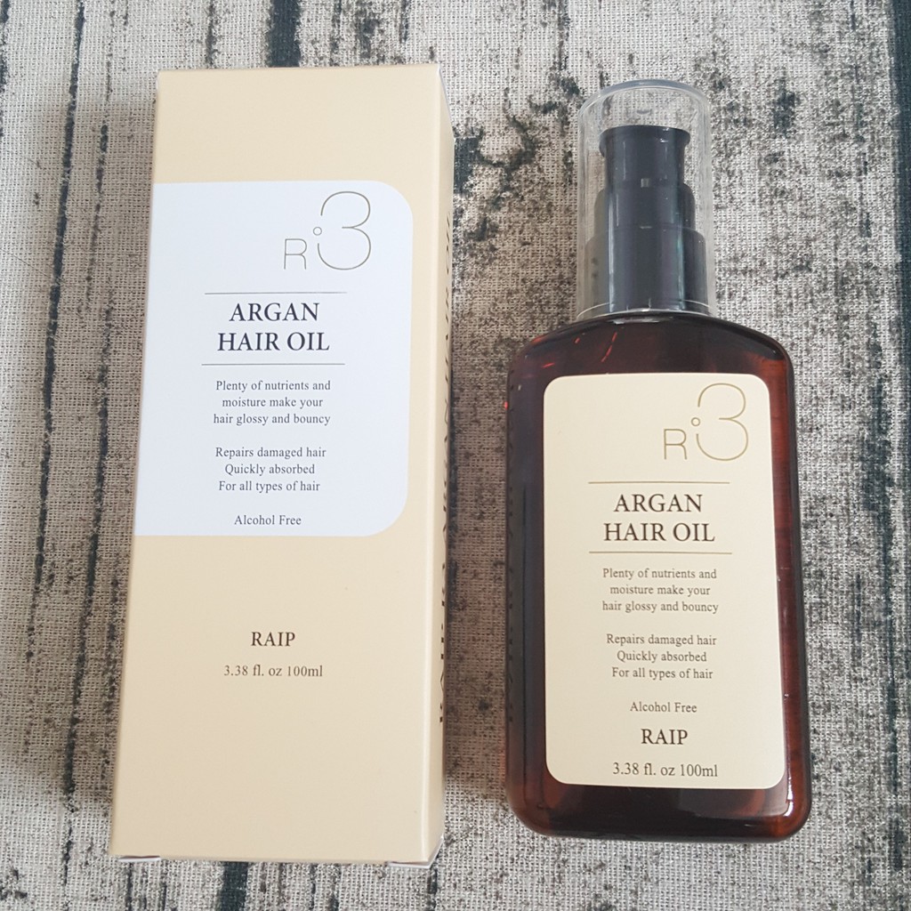 [Cam Kết Chuẩn Auth] Tinh Dầu Dưỡng Tóc Raip R3 Argan Hair Oil