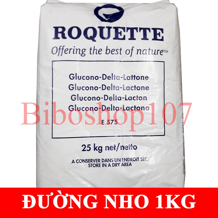 💥💧[GIÁ RẺ]💥💧 Đường nho GDL - Glucono Delta Lactone 1kg [SIÊU HOT]💥💧