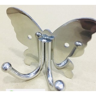 Móc treo đồ inox hình bươm bướm by Nhành Hoa Đỏ