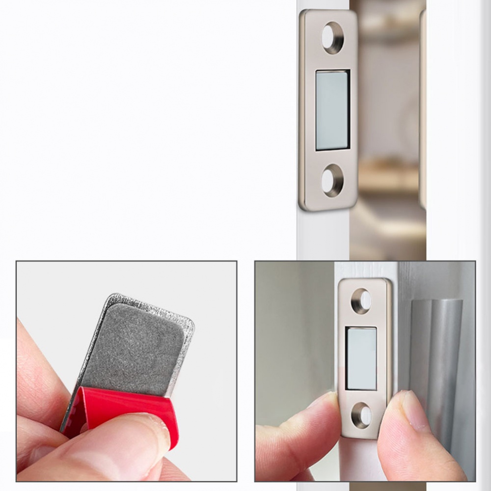 Dụng cụ hút nam châm gắn cửa tủ không cần khoan mới