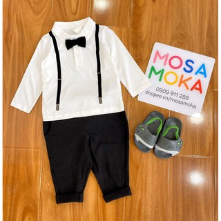 Set bộ thun giả yếm nơ Hm auth