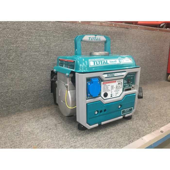 0.8Kw Máy phát điện động cơ xăng Total TP18001