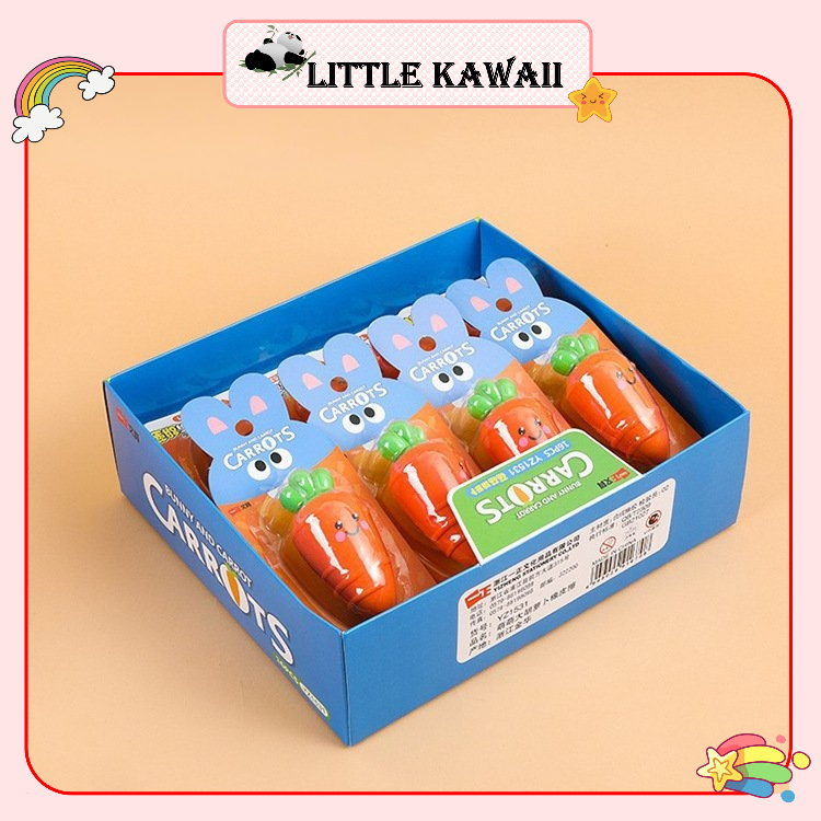 Gôm/ tẩy bút chì hình cà rốt size to dễ thương iigen