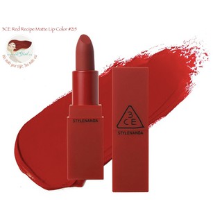 Son 3CE Red Recipe Matte Lip Color #215