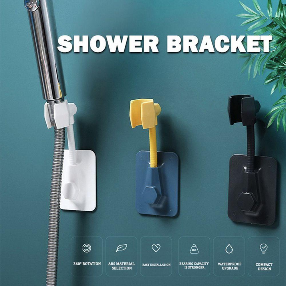 Giá Đỡ Đầu Vòi Hoa Sen Tự Dính Có Thể Điều Chỉnh Kèm 2 Móc Tiện Dụng