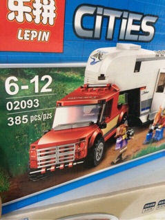 Mẫu Mô Hình Lego Lepin 02093 Cities (385 mảnh)
