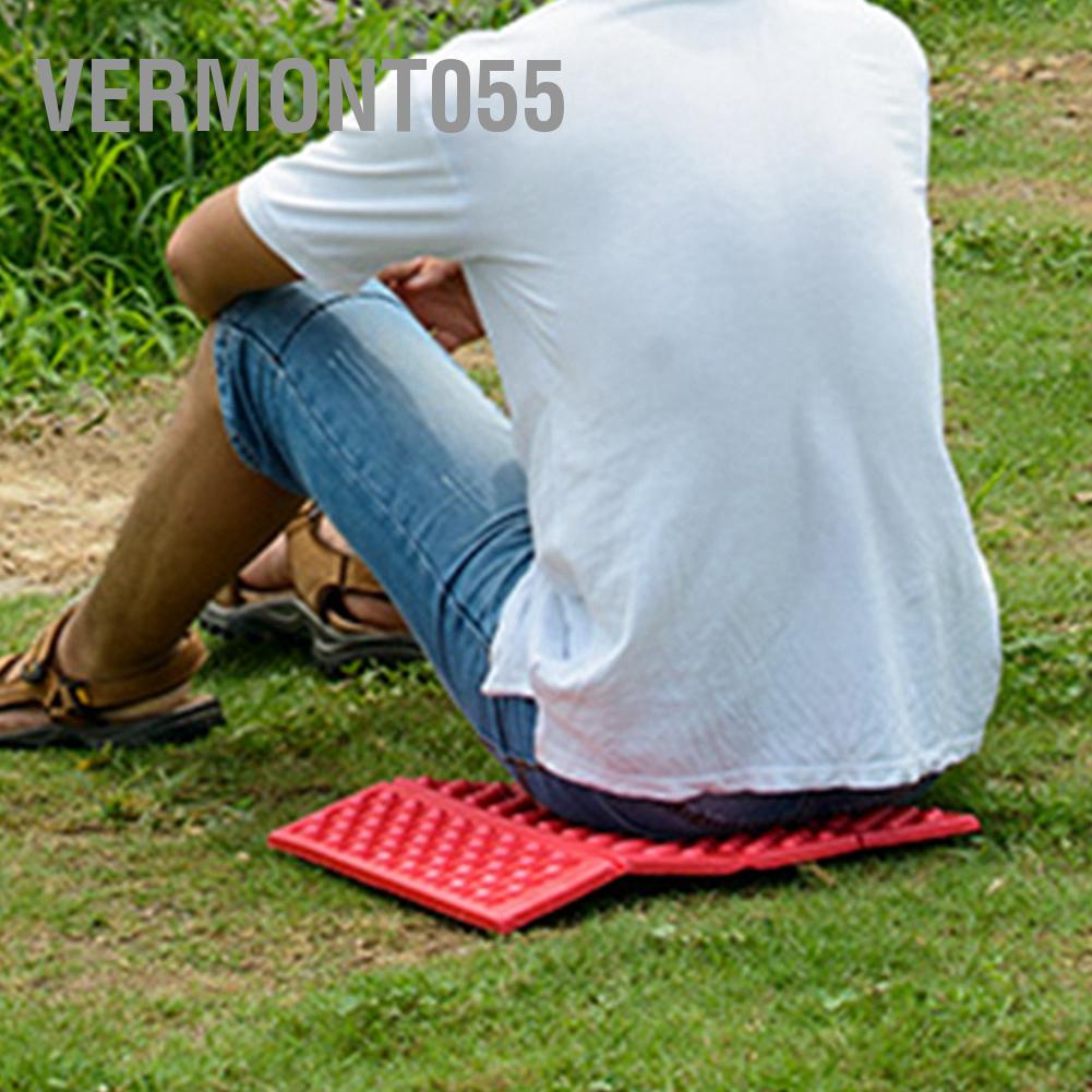 Hàng Hot Bọt có thể gập lại ngoài trời Đệm sân vườn không thấm nước Đệm ngồi cắm trại Thảm gấp di động Hàng giao ngayVermont055