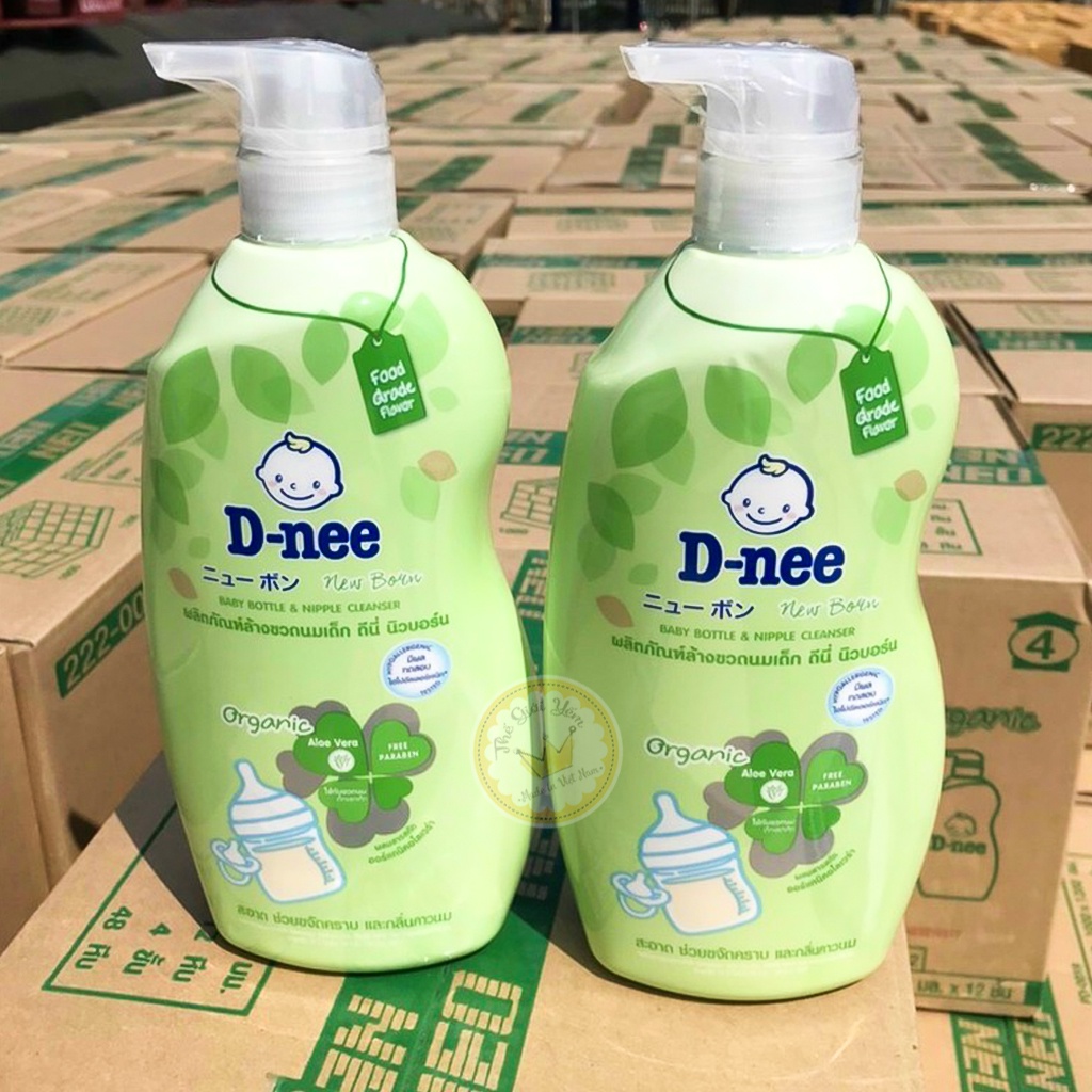 Nước rửa bình sữa Dnee Organic 600ml 620ml mới