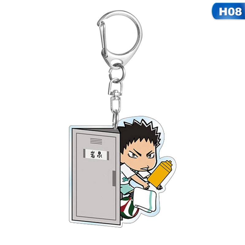 flowersqueen Móc khóa Hình Nhân Vật Anime Haikyuu Dễ Thương