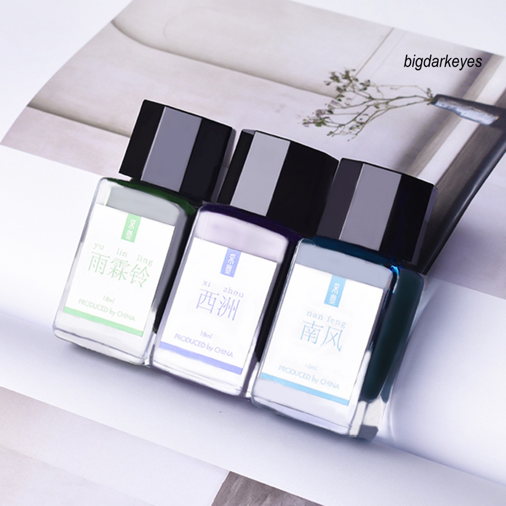 Chai Đựng Mực Viết Chữ Thư Pháp Màu Nhũ 18ml NYT