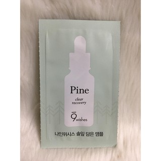 1 Gói Dùng Thử Tinh Chất 9 Wishes Amazing Pine Ampule Serum 2ml