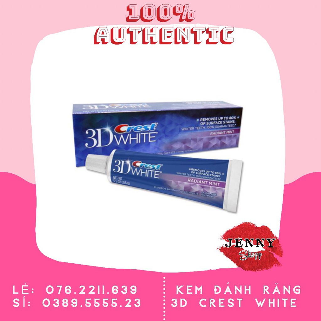 KEM ĐÁNH RĂNG CREST 3D WHITE ADVANCED WHITENING