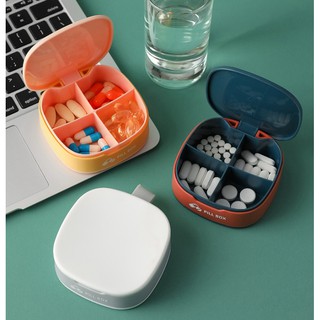 Hộp pill box mini 4 ngăn