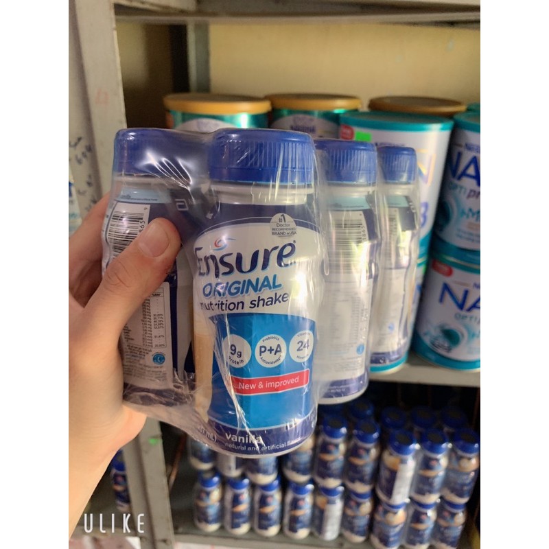 Lốc 6 Hộp Sữa Ensure Original 237ml Chính Hãng
