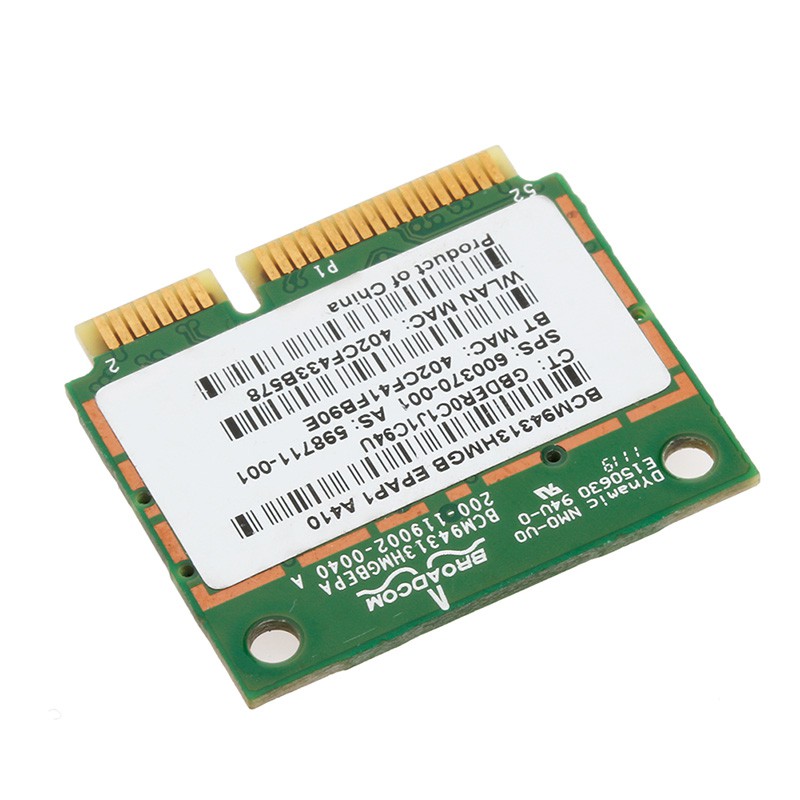 Bảng mạch wifi bluetooth Bcm94313Hmgb 600370-001 cao cấp cho Dell Hp | WebRaoVat - webraovat.net.vn