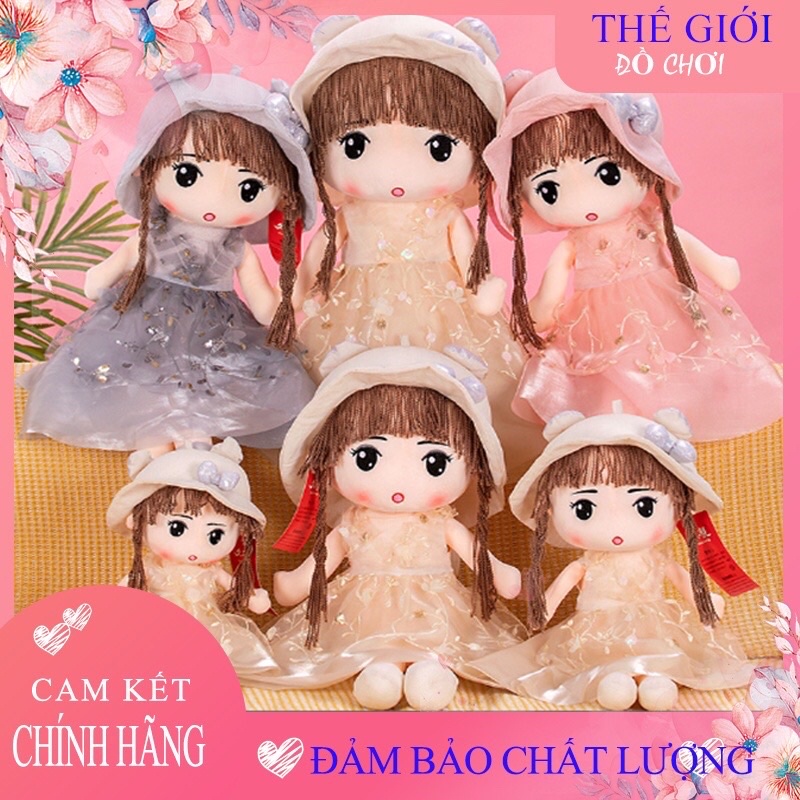 Búp bê công chúa- gấu bông dễ thương sz 45cm và sz 60cm