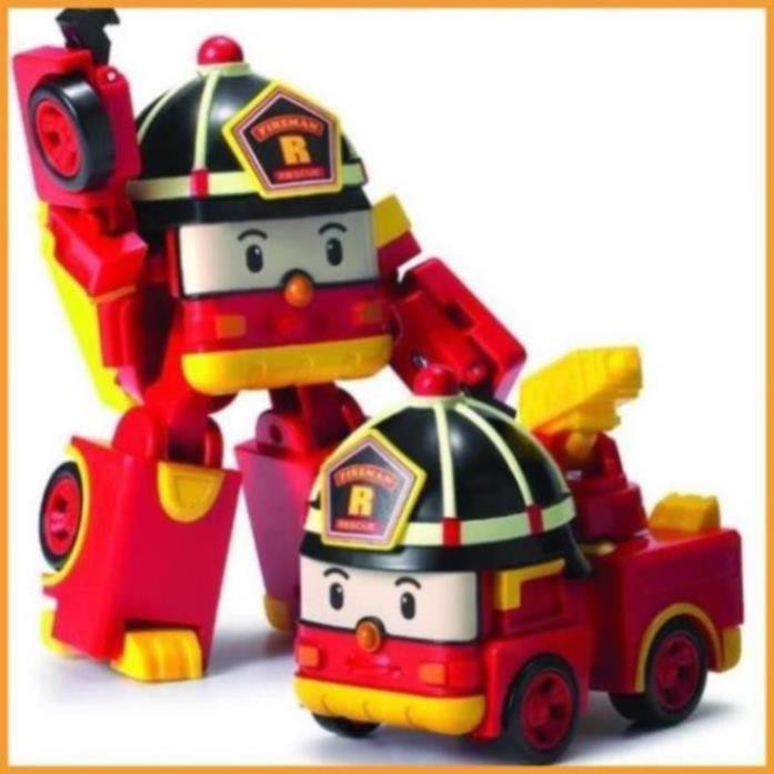 [Freeship -Hàng xuất khẩu Hoa Kỳ] Đồ chơi biến hình biệt đội xe robocar Poli 2 trong 1