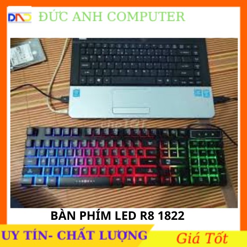 Bàn Phím Giả Cơ GAM R8 1822 - Có LED 7 Màu - Lướt Phím Ngon- Hãng Phân Phối