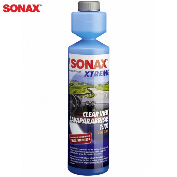 Dung dịch làm sạch và làm trong kính ô tô nhãn hiệu Sonax 271141 250ml - Hàng chính hãng