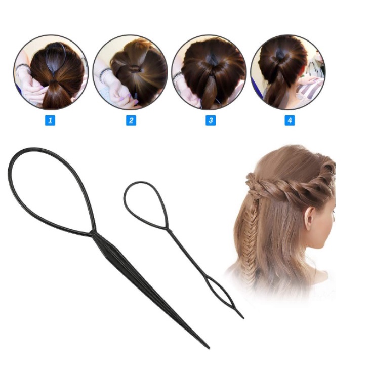 [HCM] Bộ Dụng Cụ Làm Tóc 60 Chi Tiết Giúp Tạo Nhiều Kiểu Tóc Cực Xinh - Dụng Cụ Hỗ Trợ Làm Tóc