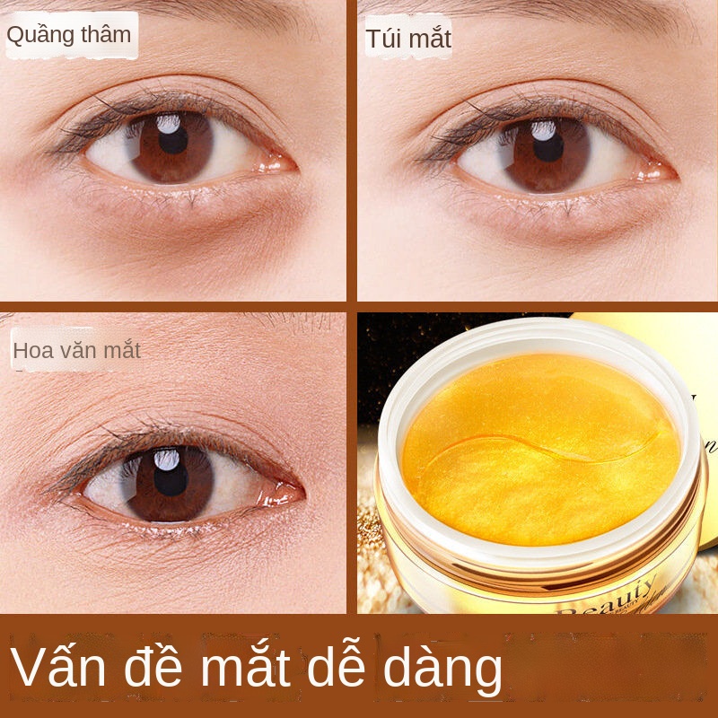▣∋Han Jijing Diamond Collagen Gold Lady Eye Patch 30 cặp Làm mờ nếp nhăn ở mắt và Chăm sóc túi mắt Nhà sản xuất mỹ phẩm