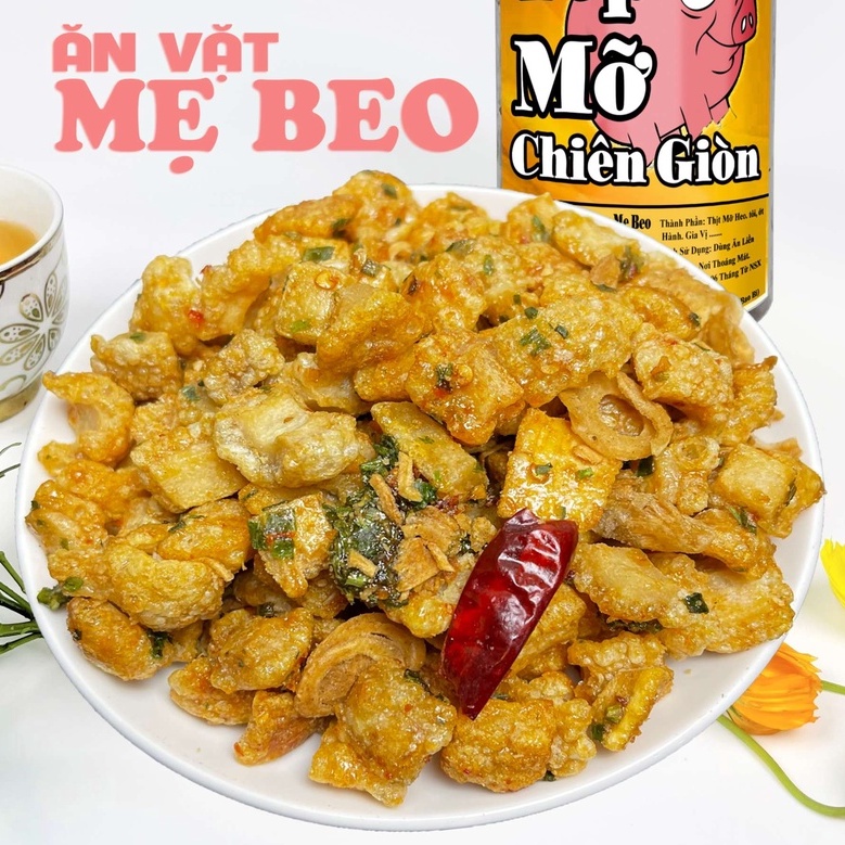 Tóp mỡ chiên giòn 230gr ăn cực ngon