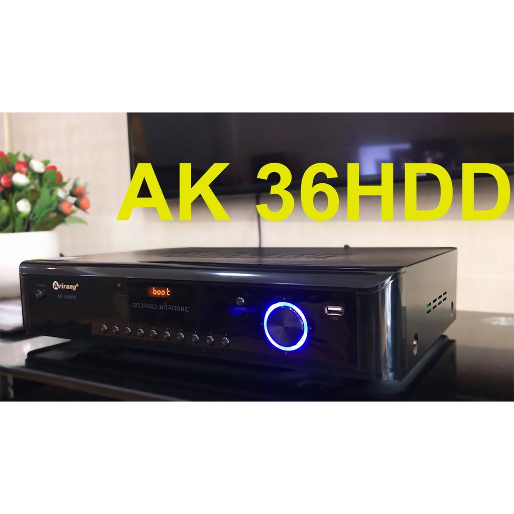 Đầu Android Karaoke Arirang AK-36HDD (Đen)