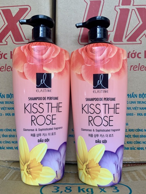 Dầu gội hương nước hoa Eslatine Kiss The Rose 600ml