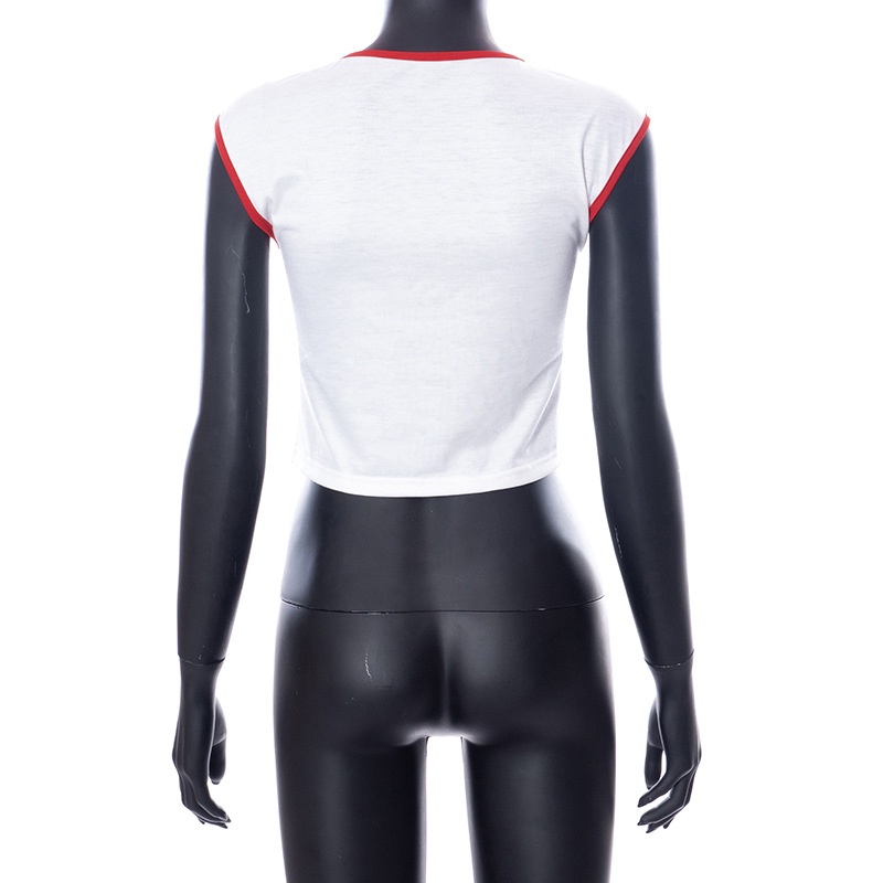 Áo Tank Top Cột Dây In Chữ Phong Cách Đường Phố Cá Tính Cho Nữ