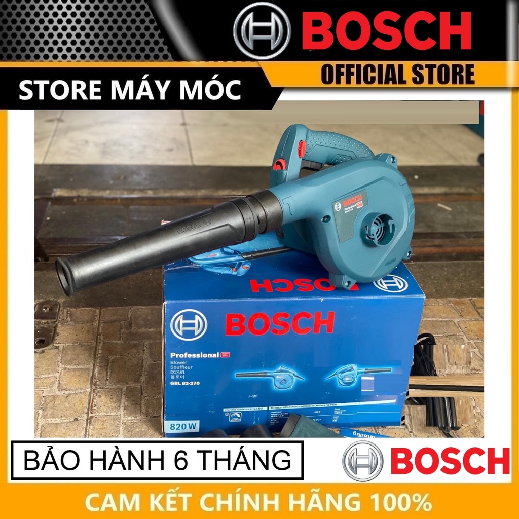 MÁY THỔI KHÍ (BỤI) 820W (-4.5 M3/PHÚT) BOSCH GBL 82-270-HÀNG CHÍNH HÃNG
