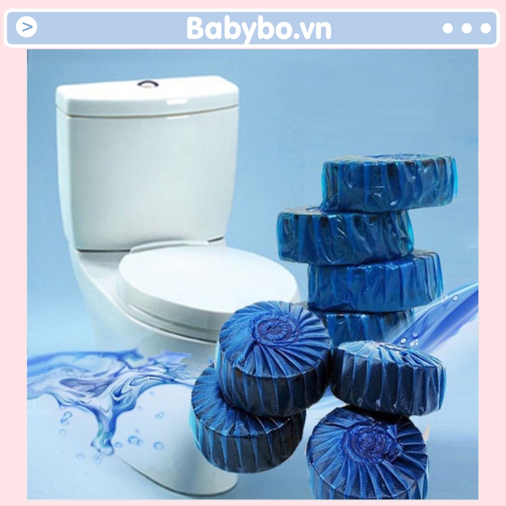 Set 10 viên thả bồn cầu khử khuẩn, ngăn ngừa mảnh bám trên thành bồn cầu