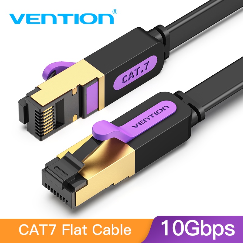 Cáp Mạng Lan Vention Cat7 RJ45 Tốc Độ Cao 10Gbps Cho Máy Tính