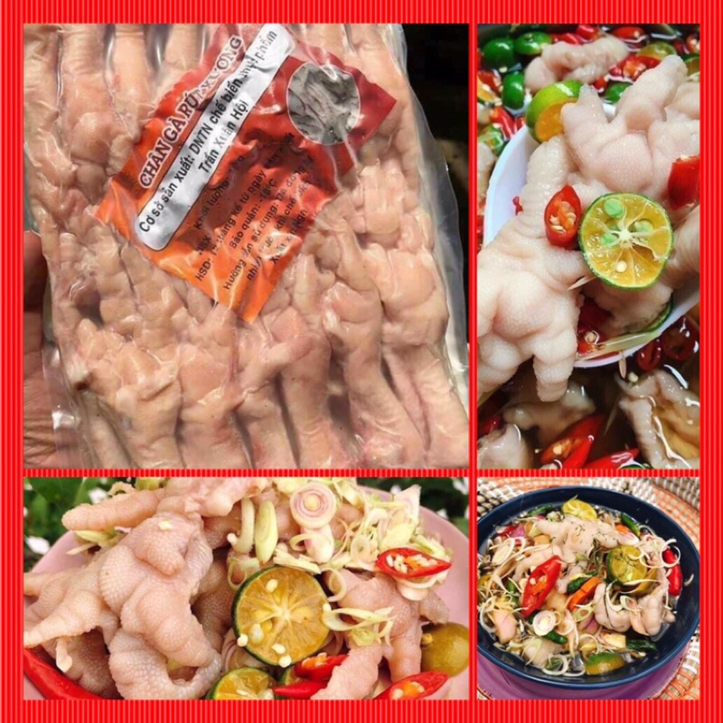 Chân gà,rút,xương, chân gà rút xương-1kg nét