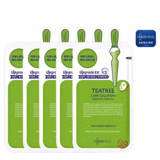 Combo 5 Mặt Nạ Tràm Trà MediHeal Teatree Care Solution Essential Mask EX