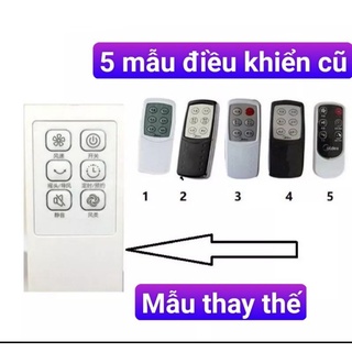 Điều khiển quạt Midea 01