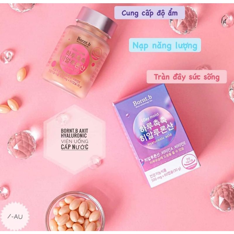 Viên cấp nước lợi khuẩn Bornt 60viên