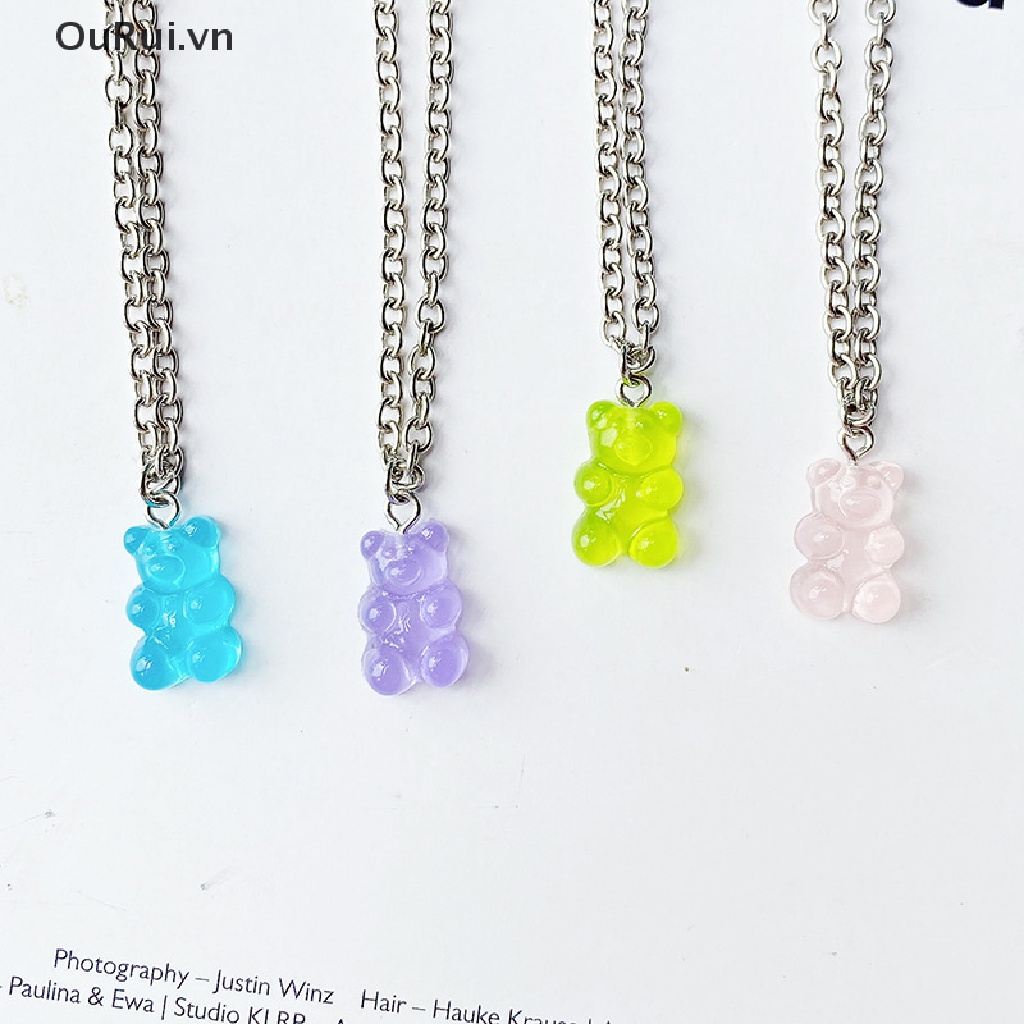 Vòng cổ Mặt Kẹo Marshmallow Dễ Thương Phong Cách hip hop